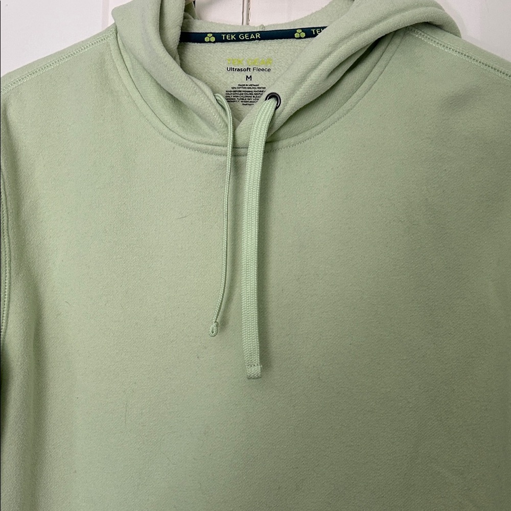 Tek Gear Women's Ultrasoft Light Green Hoodie - size Medium - Picture 3 of 6